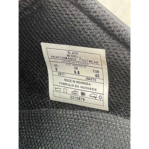 Merrell Encore Kassie Women's Mule Clog Slip-On Leather US 9 Black Comfort Shoes - Picture 8 of 11